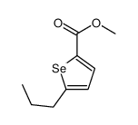 methyl 5-propylselenophene-2-carboxylate Structure