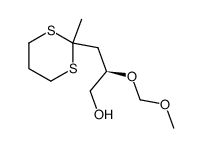 (R)-2-methoxymethoxy-4,4-propylenedithio-1-pentanol Structure