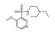 N-[2-(diethylamino)ethyl]-4-methoxypyridine-3-sulfonamide Structure