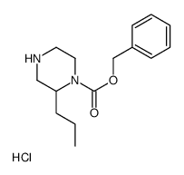 BENZYL 2-PROPYLPIPERAZINE-1-CARBOXYLATE HYDROCHLORIDE structure