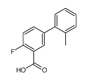 4-FLUORO-2'-METHYL-[1,1'-BIPHENYL]-3-CARBOXYLIC ACID structure