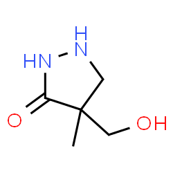 3-Pyrazolidinone,4-(hydroxymethyl)-4-methyl-(9CI) structure