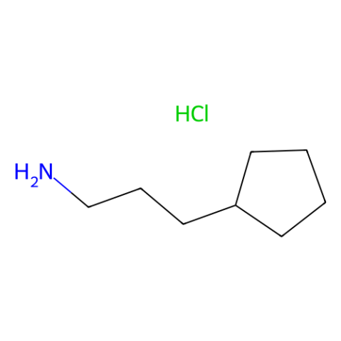 3-cyclopentylpropan-1-amine hydrochloride Structure