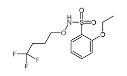 2-Ethoxy-N-(4,4,4-trifluorobutoxy)benzenesulfonamide结构式