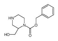 benzyl (2S)-2-(hydroxymethyl)piperazine-1-carboxylate Structure