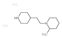 2-Methyl-1-[2-(4-piperidinyl)ethyl]piperidine dihydrochloride Structure