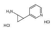 (1S,2R)-2-(3-pyridyl)cyclopropanamine dihydrochloride结构式