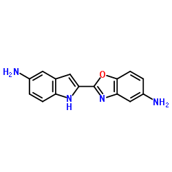 2-(5-Amino-1H-indol-2-yl)-1,3-benzoxazol-5-amine Structure