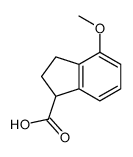 4-Methoxy-2,3-dihydro-1H-indene-1-carboxylic acid structure