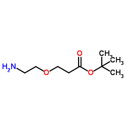 NH2-PEG1-CH2CH2-Boc Structure