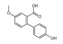 2-(4-hydroxyphenyl)-5-methoxybenzoic acid结构式