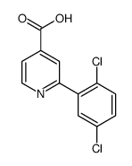 2-(2,5-dichlorophenyl)pyridine-4-carboxylic acid结构式