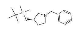 (R)-1-benzyl-3-(tert-butyldimethylsilyloxy)pyrrolidine Structure