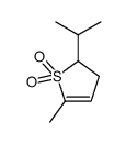 Thiophene, 2,3-dihydro-5-methyl-2-(1-methylethyl)-, 1,1-dioxide (9CI) Structure