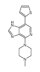 4-(4-methylpiperazin-1-yl)-7-(thiophen-2-yl)-1H-imidazo[4,5-c]pyridine Structure