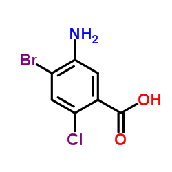 5-Amino-4-bromo-2-chlorobenzoic acid Structure