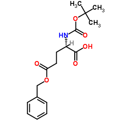 Boc-L-Glutamic acid 5-benzylester Structure