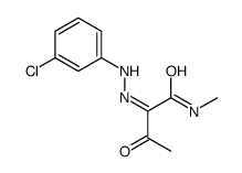 (2E)-2-[(3-chlorophenyl)hydrazinylidene]-N-methyl-3-oxobutanamide结构式