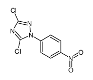 3,5-dichloro-1-(4-nitrophenyl)-1,2,4-triazole结构式