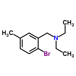 N,N-Diethyl-2-bromo-5-methylbenzylamine结构式