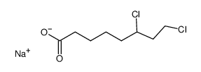 sodium 6,8-dichlorooctanoate结构式