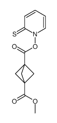 2-thioxo-1,2-dihydropyridin-1-yl 3-(methoxycarbonyl)bicyclo(1.1.1)pentane-1-carboxylate Structure