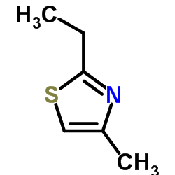 2-乙基-4-甲基噻唑结构式