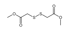 Methoxycarbonylmethyldisulfanyl-acetic acid methyl ester结构式