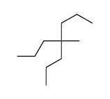 4-methyl-4-propylheptane Structure