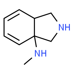 3aH-Isoindol-3a-amine,1,2,3,7a-tetrahydro-N-methyl-(9CI) structure