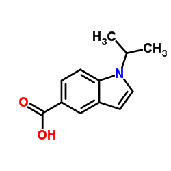 1-Isopropyl-1H-indole-5-carboxylic acid Structure