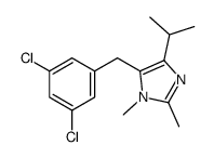 5-[(3,5-dichlorophenyl)methyl]-1,2-dimethyl-4-propan-2-ylimidazole Structure