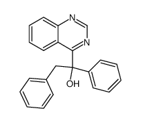 4-(α-benzyl-α-hydroxybenzyl)quinazoline Structure