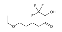 7-ethoxy-1,1,1-trifluoro-2-hydroxyheptan-3-one结构式