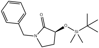 (s)-1-benzyl-3-((tert-butyldimethylsilyl)oxy)pyrrolidin-2-one Structure