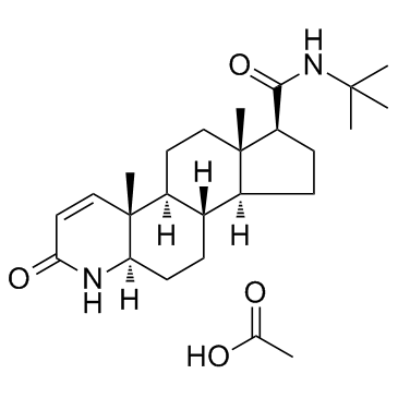 Finasteride acetate structure