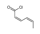 Sorbic chloride Structure