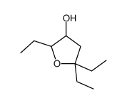 2,5,5-triethyloxolan-3-ol Structure