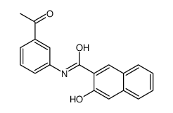 N-(3-Acetylphenyl)-3-hydroxy-2-naphthalenecarboxamide结构式