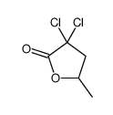 3,3-dichlorodihydro-5-methylfuran-2(3H)-one structure