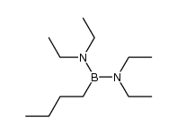 Butyl-bis-diaethylamino-boran Structure