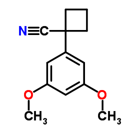 1-(3,5-dimethoxyphenyl)cyclobutane-1-carbonitrile picture