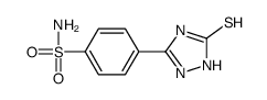 4-(3-Mercapto-1H-1,2,4-triazol-5-yl)benzenesulfonamide Structure