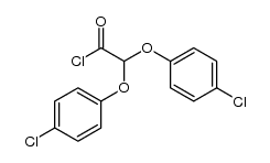 bis-(p-chlorophenoxy)acetyl chloride结构式