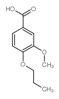 3-Methoxy-4-propoxybenzoic acid structure