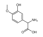 AMINO-(3-HYDROXY-4-METHOXY-PHENYL)-ACETIC ACID Structure