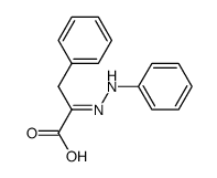 3-phenyl-2-phenylhydrazono-propionic acid Structure