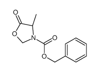 (S)-N-Cbz-4-甲基-5-氧代噁唑烷结构式