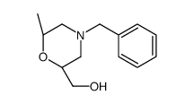 ((2R,6R)-4-BENZYL-6-METHYLMORPHOLIN-2-YL)METHANOL Structure