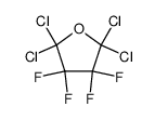 2,2,5,5-tetrachloro-3,3,4,4-tetrafluoro-tetrahydro-furan Structure